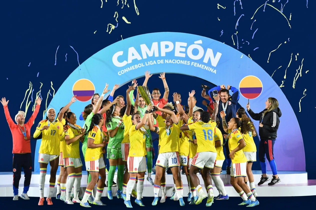 Son colombianas y son campeonas ¡Gracias guerreras!